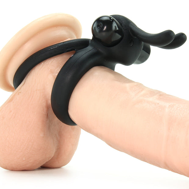 OHare Silicone Vibrating Cock Ring in Black