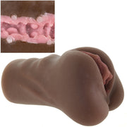 Stroke It Anatomical Pussy Stroker in Brown