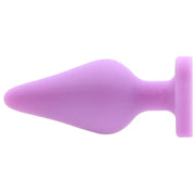 Candy Hearts F**k Me Medium Butt Plug in Purple