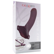 ME2 Rumble Vibrating Silicone Strap-On in Purple