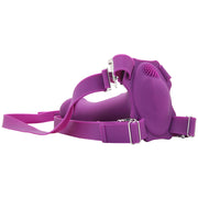 ME2 Rumble Vibrating Silicone Strap-On in Purple